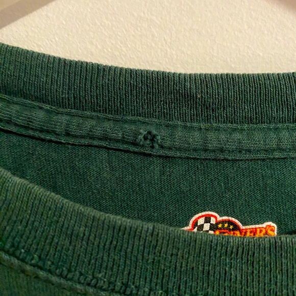2009 Vintage Green NASCAR Shirt w/ Large SCREEN PRINT Back! - Picture 8 of 9